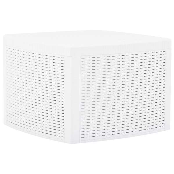 vidaXL lisalaud, valge, 54 x 54 x 36,5 cm, plast