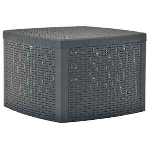 vidaXL lisalaud, antratsiithall, 54 x 54 x 36,5 cm, plast