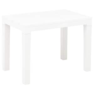 Zahradní lavice 2 ks bílé plast - obrázek 2