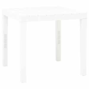 vidaXL aialaud valge, 78 x 78 x 72 cm, plast