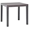 vidaXL aialaud, moka, 78 x 78 x 72 cm, plast