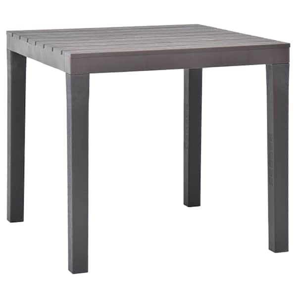 vidaXL aialaud, moka, 78 x 78 x 72 cm, plast