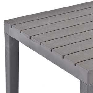Zahradní stůl 78 x 78 x 72 cm kávový plast - obrázek 4