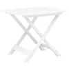 vidaXL kokkupandav aialaud, valge, 79 x 72 x 70 cm, plastist
