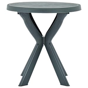 Bistro stolek zelený Ø 70 cm plast - obrázek 2