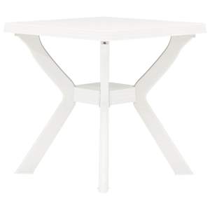 vidaXL bistroolaud, valge 70 x 70 x 72 cm plast