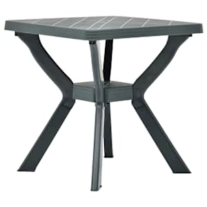 Bistro stolek zelený 70 x 70 x 72 cm plast - obrázek 3
