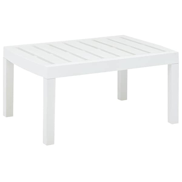 vidaXL aialaud, valge, 78 x 55 x 38 cm, plast
