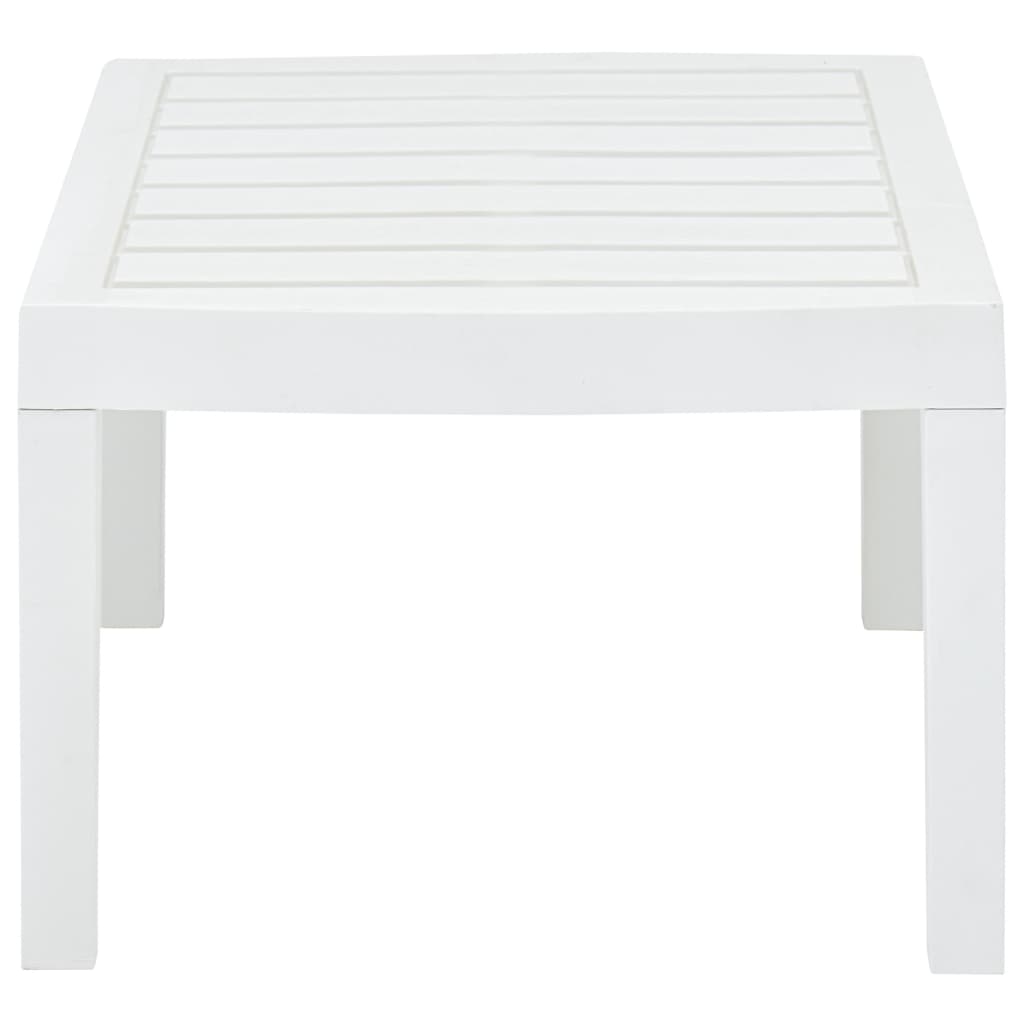 Sodo stalas, baltos spalvos, 78x55x38cm, plastikas | Stepinfit