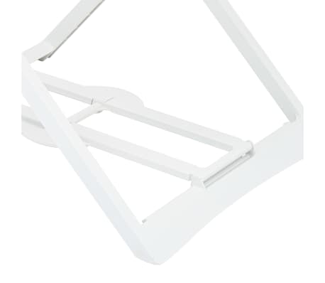VidaXL Étendoir à linge pliable Blanc Plastique VidaXL Étendoir à linge pliable Blanc Plastique