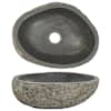 vidaXL kivist valamu, ovaalne (29-38)x(24-31) cm
