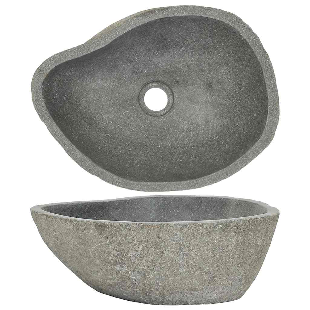 

vidaXL Basin River Stone Oval 15"-17.7"
