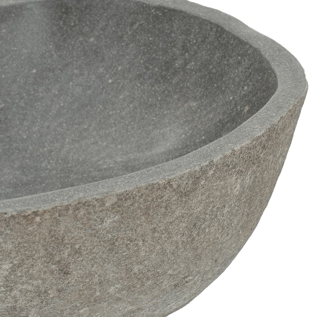 Ovális folyami kő mosdókagyló 37-46 cm 