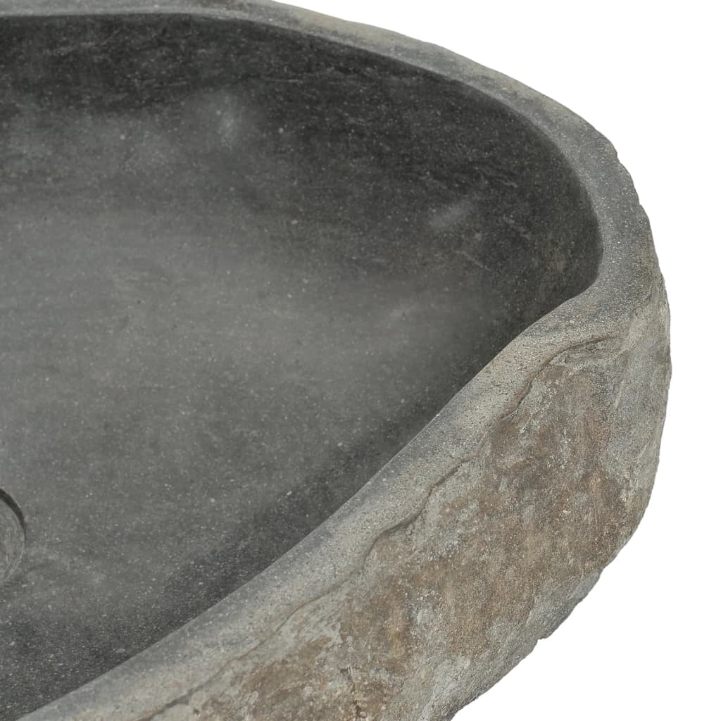 Ovális folyami kő mosdókagyló 45-53 cm 
