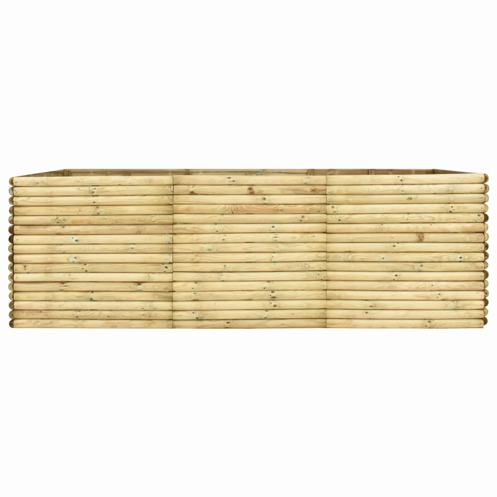 vidaXL Arriate de madera de pino impregnada 300x150x96 cm