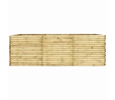 vidaXL Strat înălțat de grădină, 300x150x96 cm, lemn de pin tratat