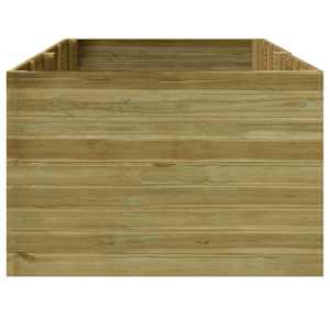 vidaXL Sodo lovelis, 300x150x97cm, impregnuota pušies mediena, aukštas