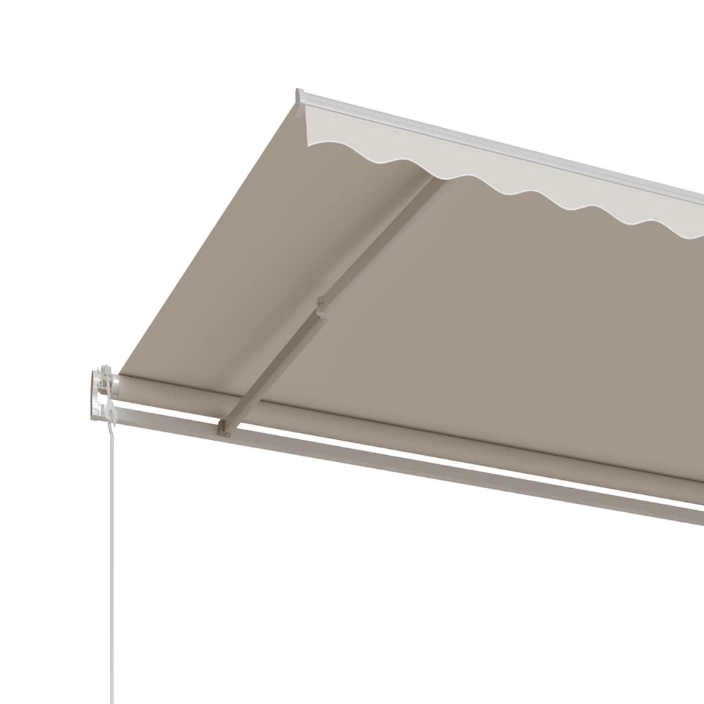 

vidaXL Luifel automatisch uittrekbaar 600x300 cm crème