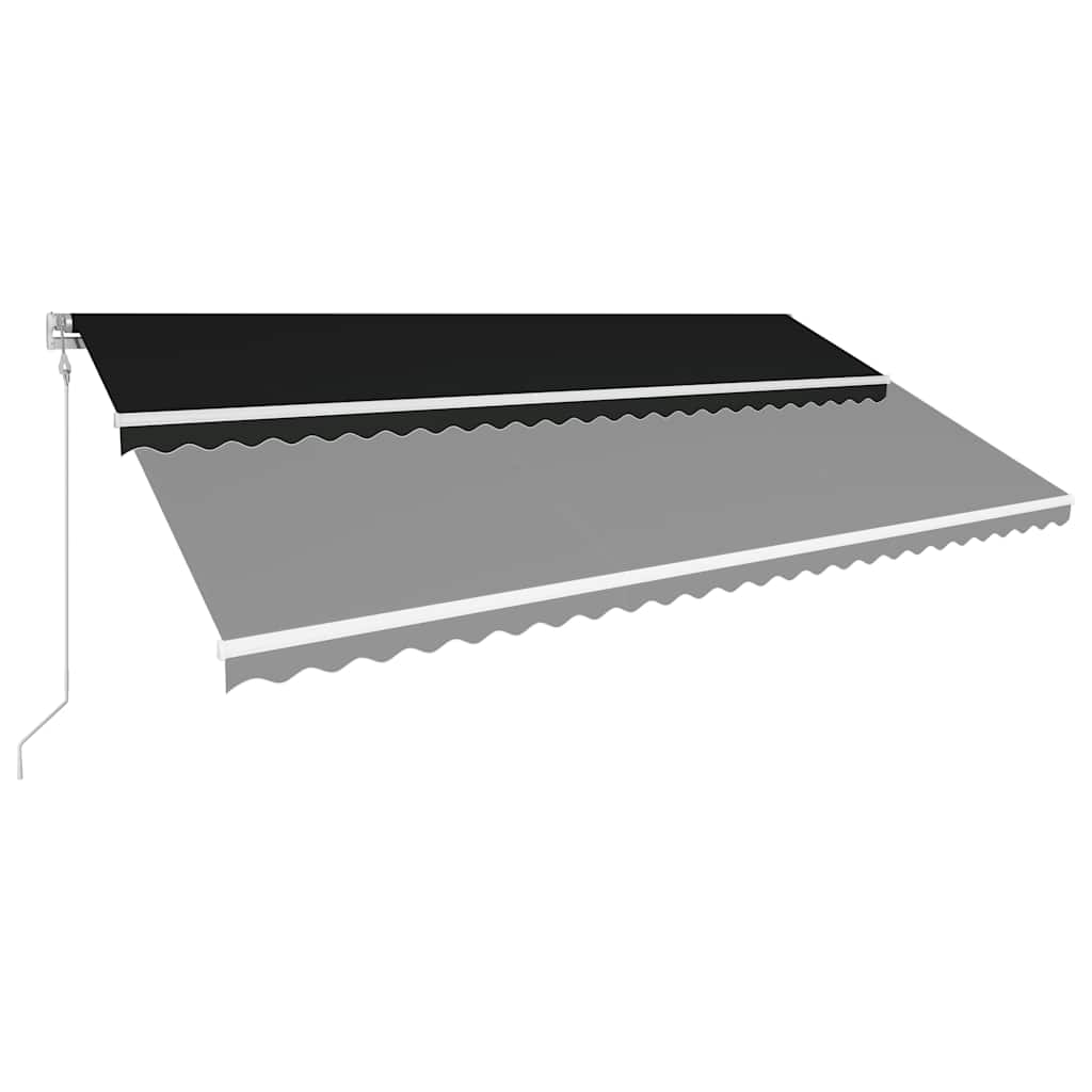 

vidaXL Luifel automatisch uittrekbaar 600x300 cm antraciet