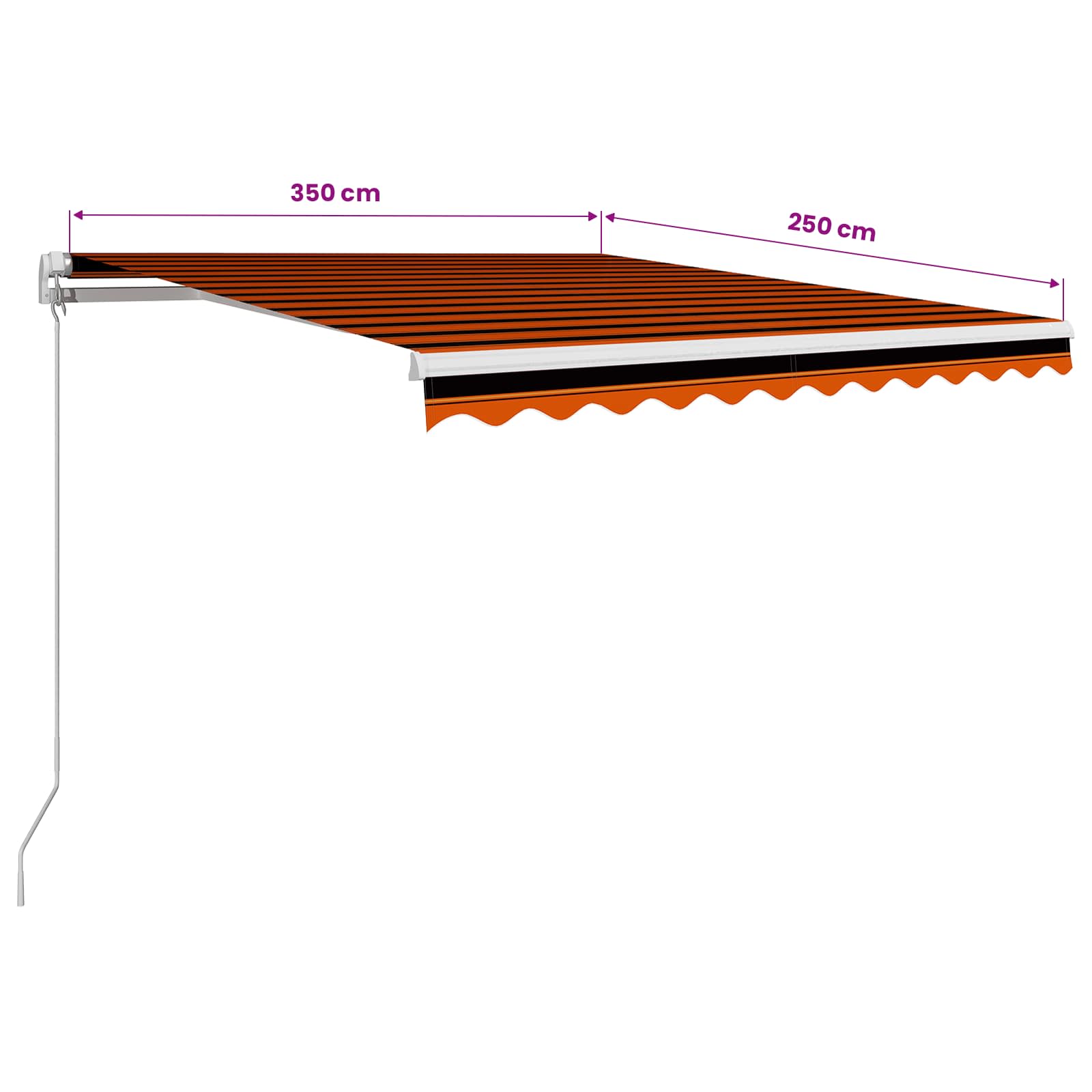 Retractable Awning size guide