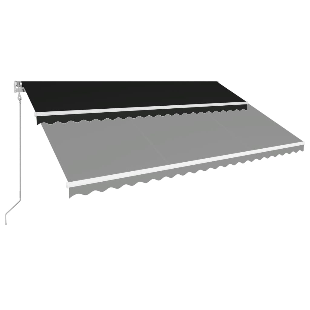 

vidaXL Luifel automatisch uittrekbaar 500x300 cm antraciet