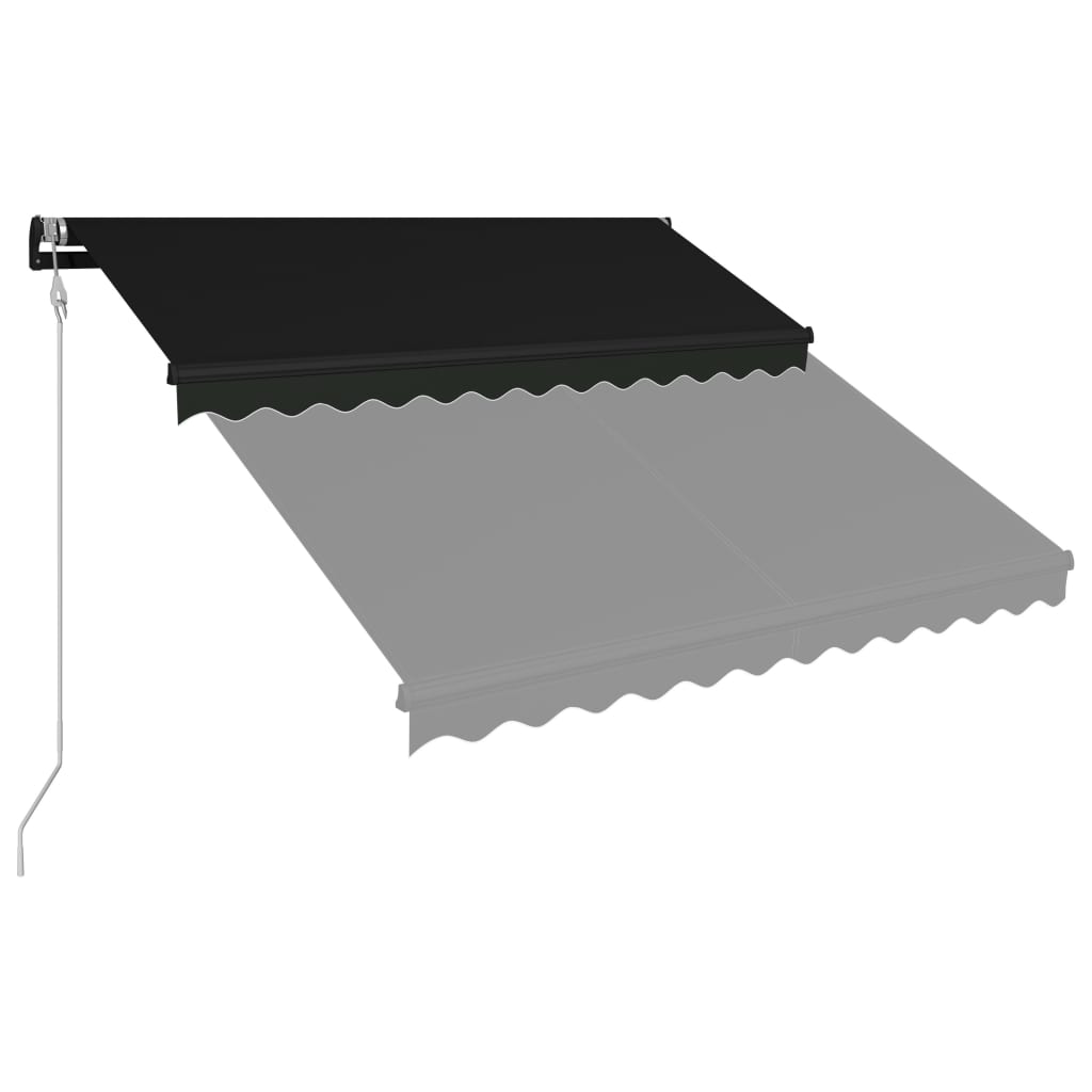 

vidaXL Luifel automatisch uittrekbaar 350x250 cm antraciet