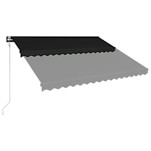 vidaXL automaatselt kasutatav varikatus, 450 x 300 cm, antratsiithall