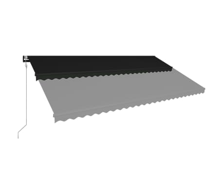 vidaXL Tenda na automatsko uvlačenje 600 x 300 cm antracit