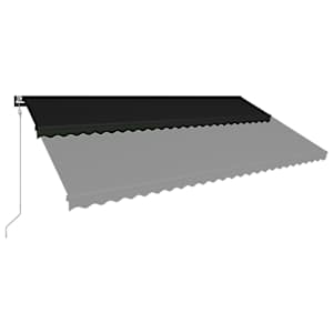 vidaXL Tenda na automatsko uvlačenje 600 x 300 cm antracit
