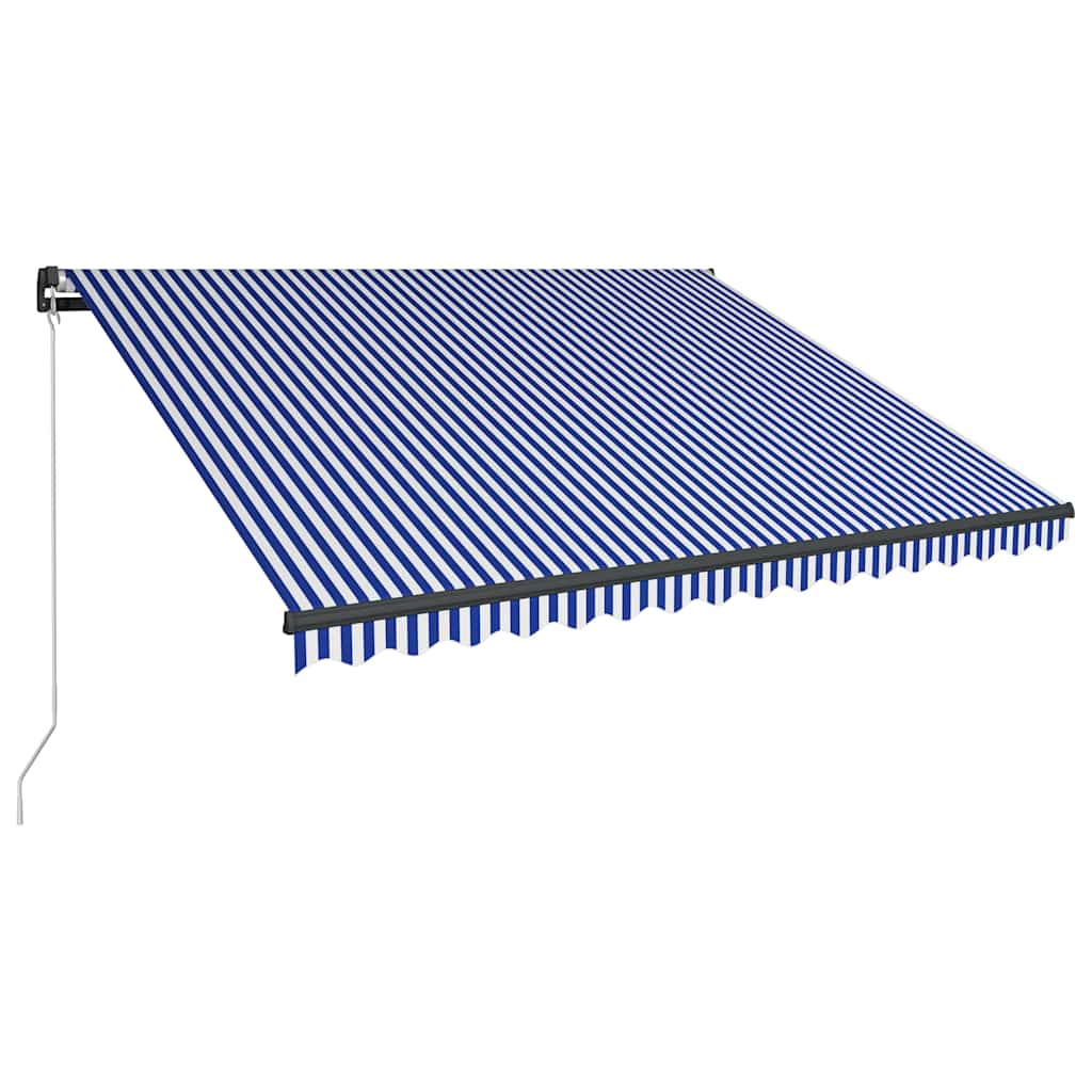 vidaXL - Handmatige - zonnetent - met - zonne-energie - ledverlichting - 4 - x - 3 - m