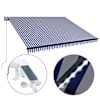 vidaXL Elektriline markiis LED-valgustuse ja anduriga 3 x 2,5 m