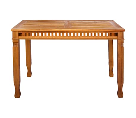 vidaXL Spisebord til hage 120x65x80 cm heltre teak