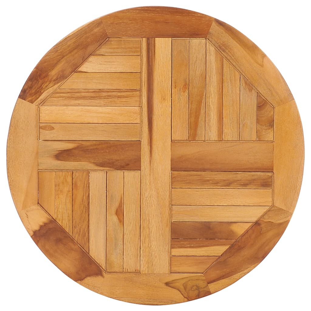 vidaXL Platou rotativ de masă, lemn masiv de tec vidaxl.ro