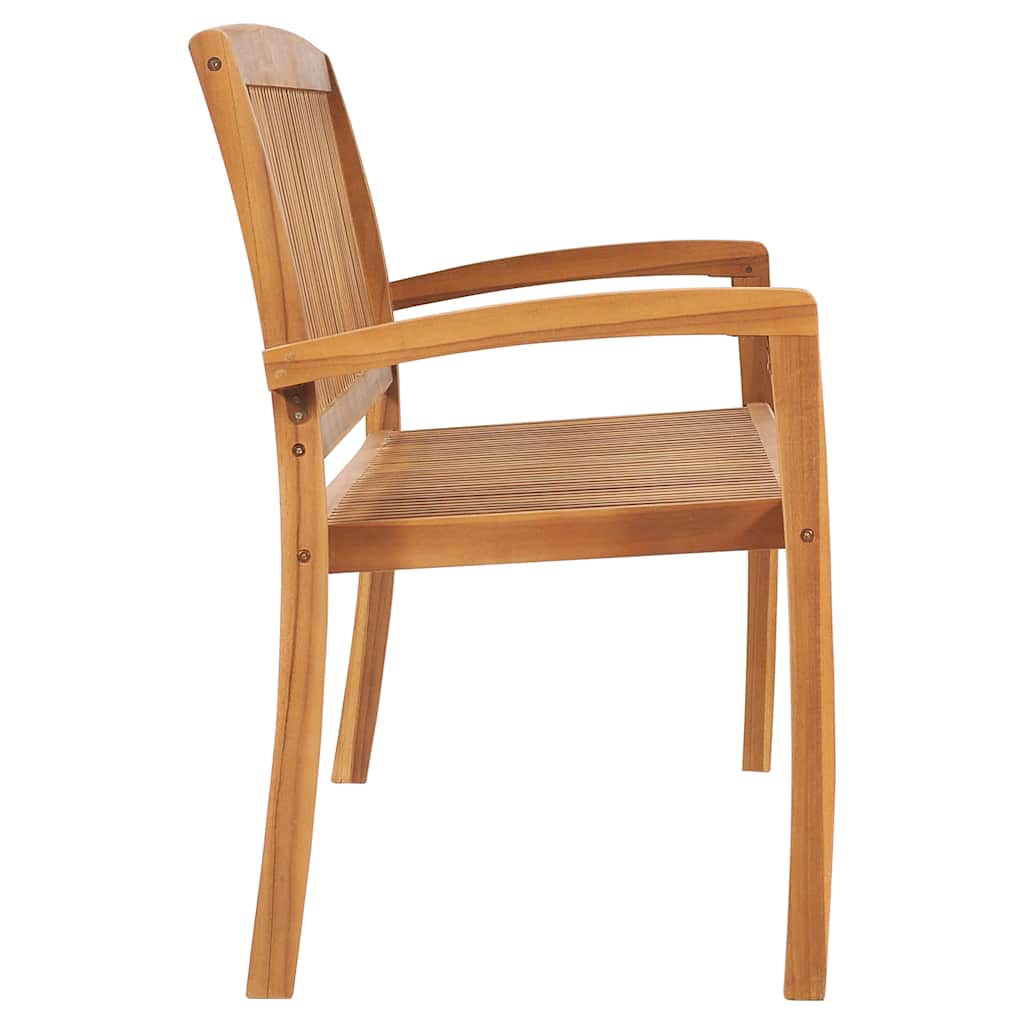 Thumbnail - vidaXL Gartenbank 3-Sitzer Stapelbar 159 cm Massivholz Teak