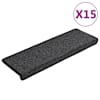 vidaXL trepimatid 15 tk 65 x 21 x 4 cm antratsiithall ristk&uuml;likukujuline serv