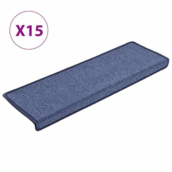 vidaXL trepimatid 15 tk 65 x 21 x 4 cm sinised ristk&uuml;likukujulised servad