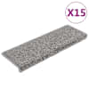 vidaXL trepimatid 15 tk 65 x 21 x 4 cm hallid ristk&uuml;likukujulised servad