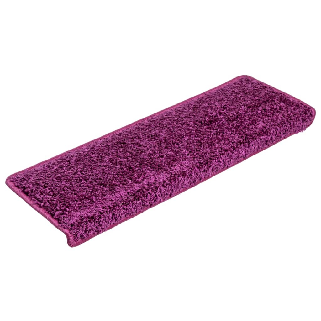 

vidaXL Trapmatten 15 st 65x25 cm paars
