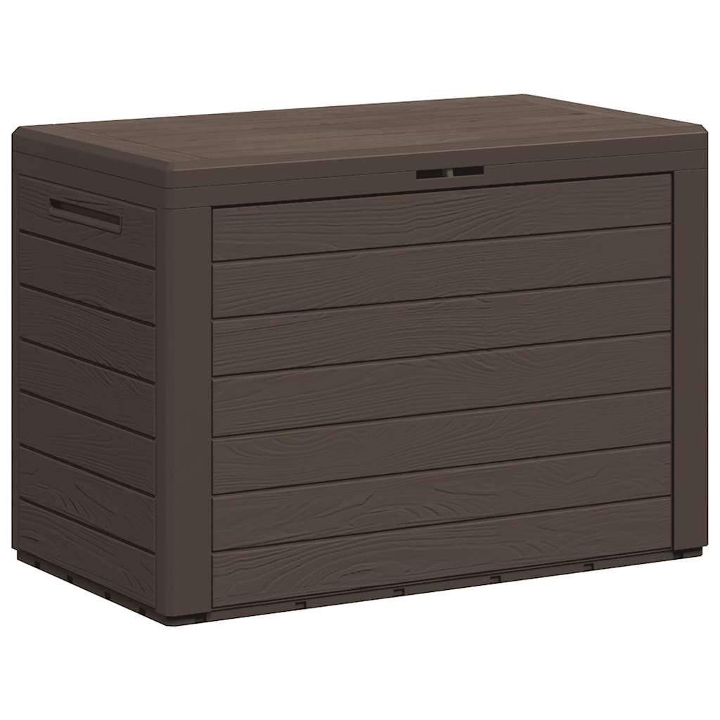 vidaXL Zahradní úložný box hnědý 78 x 44 x 55 cm