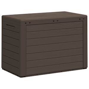 Zahradní úložný box hnědý 78 x 44 x 55 cm - obrázek 6