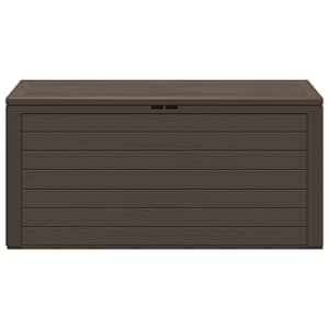 Zahradní úložný box hnědý 116 x 44 x 55 cm - obrázek 3