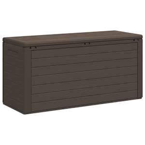 Zahradní úložný box hnědý 116 x 44 x 55 cm - obrázek 6