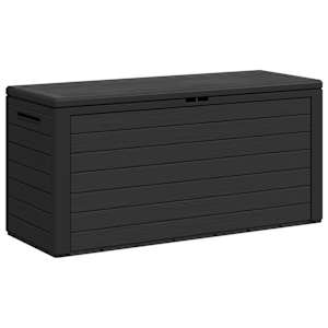 Zahradní úložný box antracitový 116 x 44 x 55 cm - obrázek 2