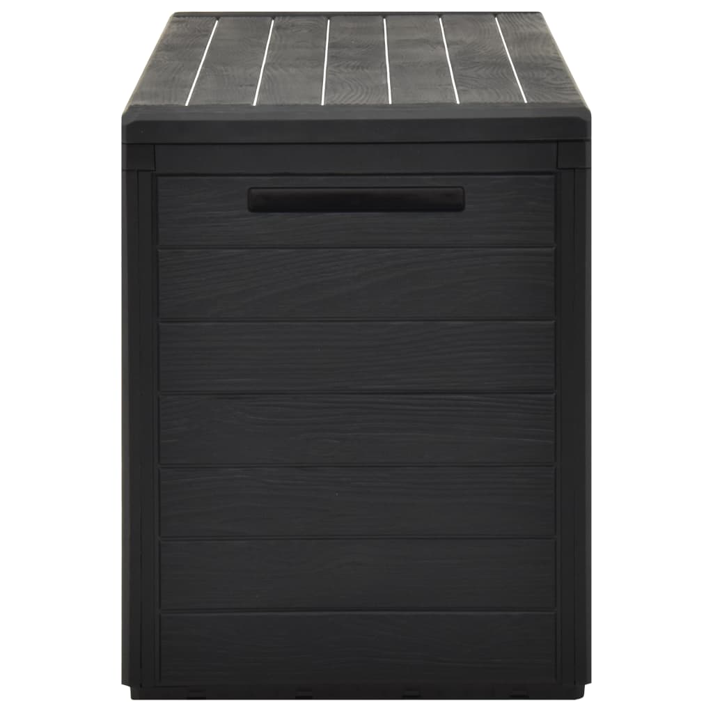 vidaXL Patio Storage Box Anthracite 45.7"x17.3"x21.7"