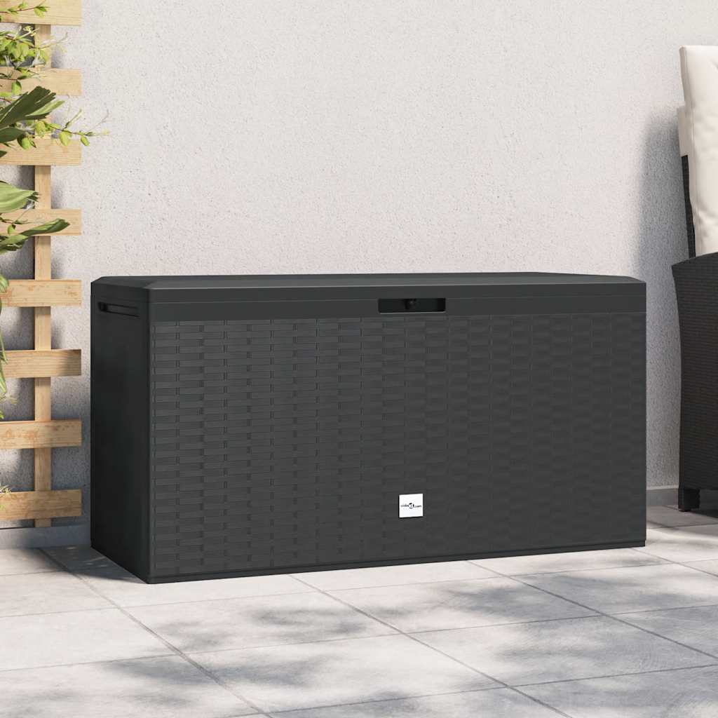 Thumbnail - vidaXL Gartenbox Anthrazit 114x47x60 cm