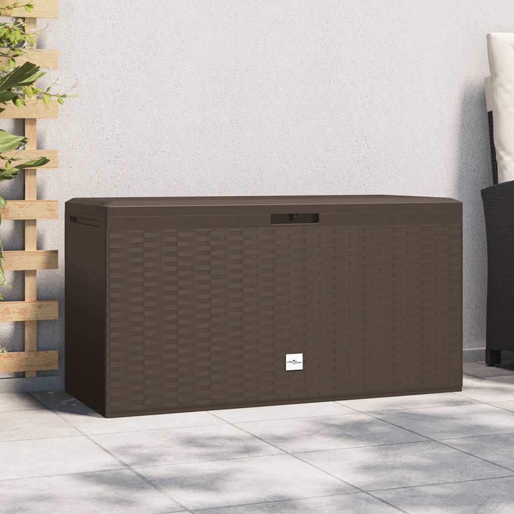 vidaXL Gartenbox Braun 114x47x60 cm