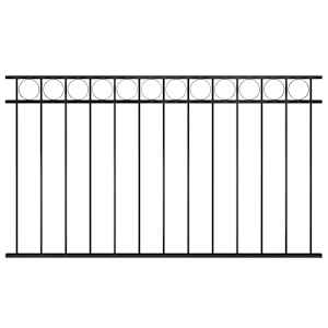 vidaXL aiapaneel ASSEN, teras, 163x80 cm, must