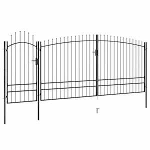 vidaXL aiav&auml;rav Woerden odaotsaga 5 x 1,95 m must