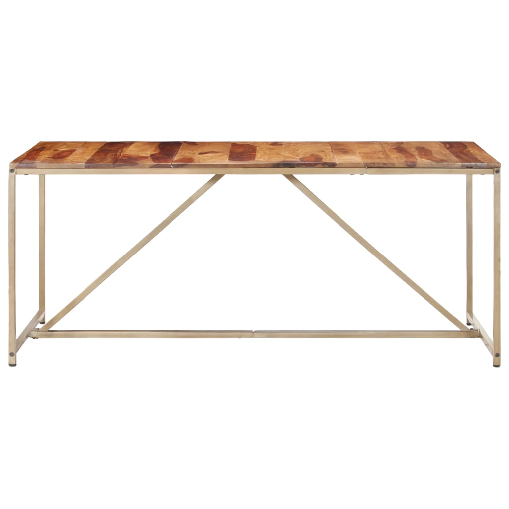 

vidaXL Eettafel 180x90x76 cm massief sheeshamhout