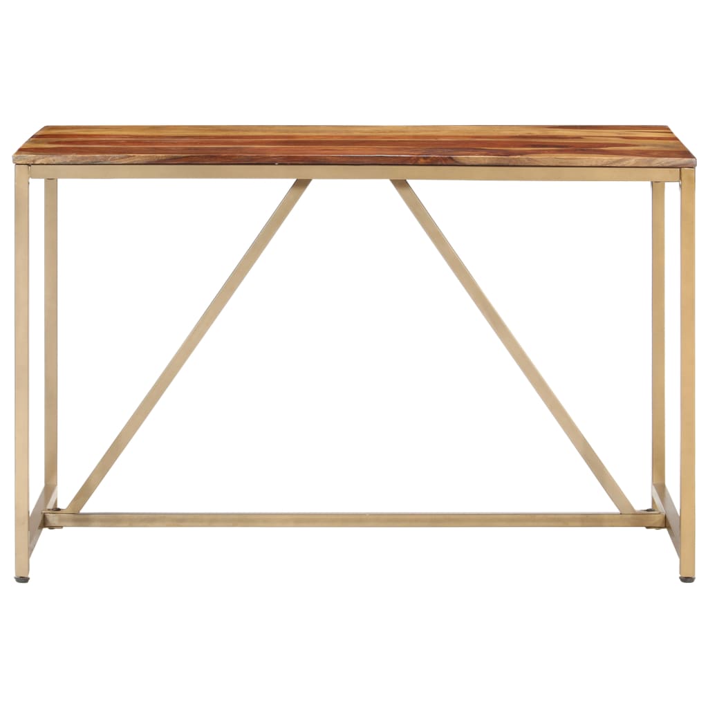 

vidaXL Eettafel 120x60x76 cm massief sheeshamhout